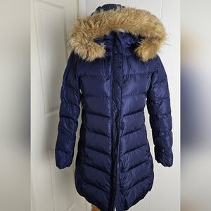 UNIQLO KIDS BLUE PUFFER WINTER JACKET Unisex Size Youth 11-12